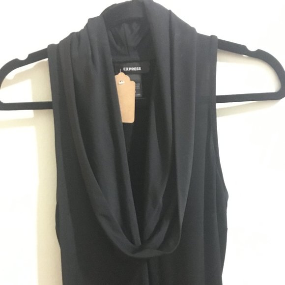 Express - Black Fitted Pencil Dress - Item#42 - Picture 5 of 6